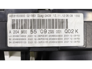 Přístrojová deska  Mercedes-Benz GLK (X204) 2012 A2049005509  