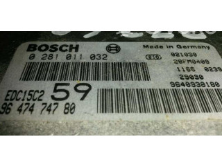 Řídící jednotka 9642474780, 0281011032   Peugeot 807 2003