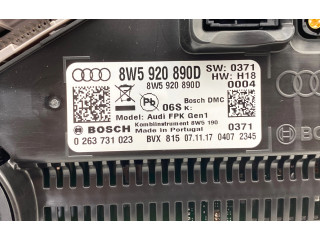 Přístrojová deska  Audi Q5 SQ5 2018 8W5920890D, 0263731023  