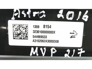 Блок управления климат-контролем 13598154   Opel Astra K