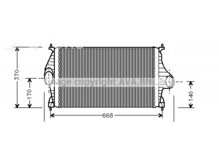 Интеркулер  96122111   Citroen Xantia 1.9