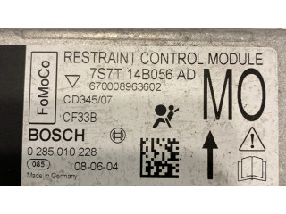 Блок подушек безопасности 7S7T14B056AD, 0285010228   Ford Mondeo MK IV