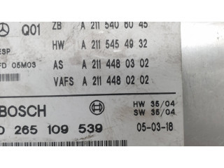Jednotka ABS A0054318012, 0265250097   Mrcedes-Benz E W211 2006