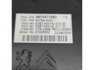 Přístrojová deska  Peugeot 5008 2015 9810477580, 01326302  