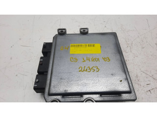 Блок управления двигателя 5WS40068CT, SW9652888580   Citroen C3