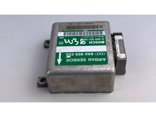 Блок подушек безопасности 8A0959655, 0285001085   Audi 80 90 S2 B4