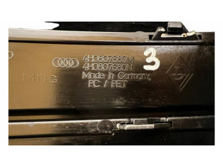 Нижняя решётка (из трех частей) Audi A8 S8 D4 4H 2010-2016 года 4H0807680M, 4H0807680N      