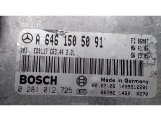 Řídící jednotka A6461505091, 0281012725   Mercedes-Benz C W203 2003