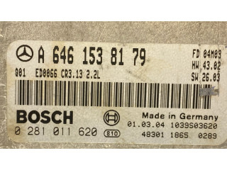 Řídící jednotka A6461538179, 0281011620   Mercedes-Benz C W203 2004