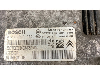 Řídící jednotka 9665091180, 0281012982   Citroen Jumpy 2012