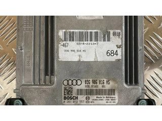 Блок управления двигателя 0281012557, 03g906016hs   Audi A6 S6 C6 4F