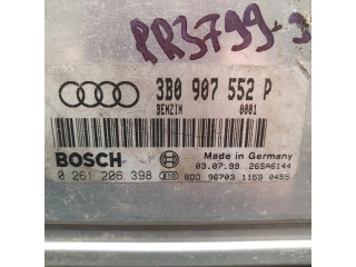 Блок управления двигателя 3B0907552P, 0261206398   Audi A6 S6 C5 4B