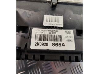 Přístrojová deska  Volkswagen Caddy 2011 2K0920865A  