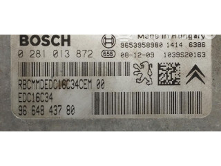 Řídící jednotka 0281013872, 0281013872   Citroen C3 Picasso 2009