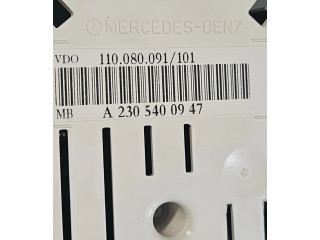 Přístrojová deska  Mercedes-Benz SL R230 2005 A2305400023, A23054000239128  