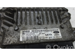 Блок управления двигателя 3S6112A650LA, 5WS40069A   Ford Fiesta