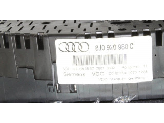 Панель приборов 8J0920980C   Audi TT TTS Mk2       