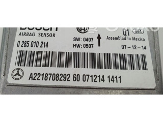 Блок подушек безопасности A2218708292   Mercedes-Benz S W221