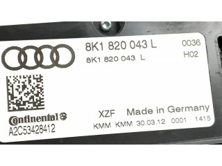 Блок управления климат-контролем 8K1820043L   Audi A4 S4 B8 8K