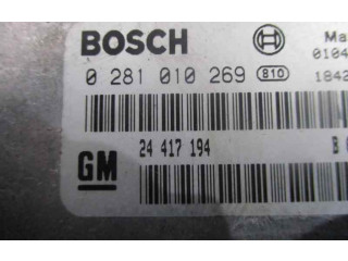 Řídící jednotka 24417194, 0281010269   Opel Vectra B 2001