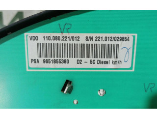 Přístrojová deska  Peugeot 207 CC  9651855380  