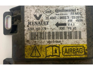 Блок подушек безопасности 8201163278   Renault Sandero I