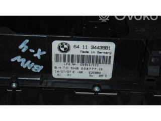 Блок управления климат-контролем 3443981   BMW X3 E83