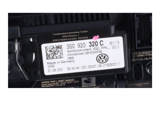 Přístrojová deska  Volkswagen Tiguan 2021 3G0920320C  