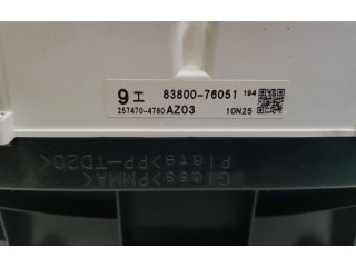 Přístrojová deska  Lexus CT 200H 2012 8380076051, 2574704780AZ03  