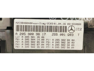 Přístrojová deska  Mercedes-Benz C W205 2014 A2059028404  
