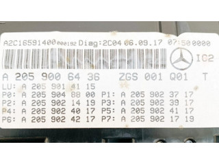 Přístrojová deska  Mercedes-Benz C W205 2017 A2C80350905, A2059006436  
