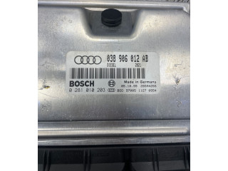 Блок управления двигателя 038906012AB, 0281010203   Audi A6 S6 C5 4B