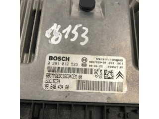 Řídící jednotka 9664843480, 0281012523   Peugeot 207 CC 2010