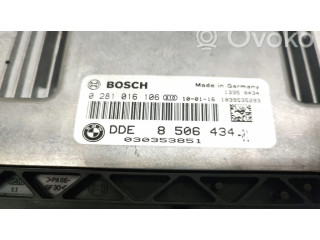 Řídící jednotka 8506434, 0281016106   BMW X1 E84 2011