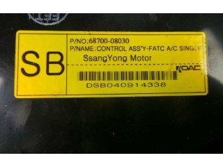 Блок управления климат-контролем 6870008030, 03-06-DAC   SsangYong Rexton