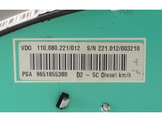 Přístrojová deska  Peugeot 407 2004 9651855380  