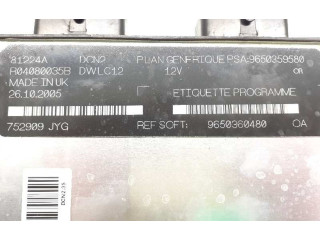 Řídící jednotka 9650359580, R04080035B   Fiat Scudo 2007