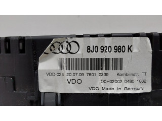 Панель приборов 8J0920980K   Audi TT TTS Mk2       