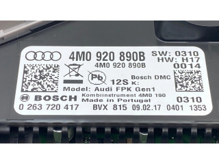 Панель приборов 4M0920890B, 0263720417   Audi Q7 4M       