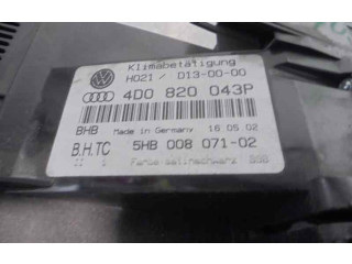 Блок управления климат-контролем 4D0820043P, 5HB00807102   Audi A8 S8 D2 4D