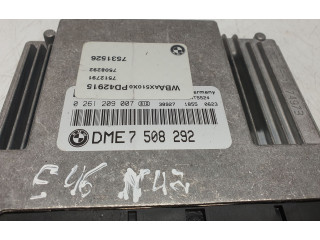 Řídící jednotka 7508292, 12147508292   BMW 3 E46 2002