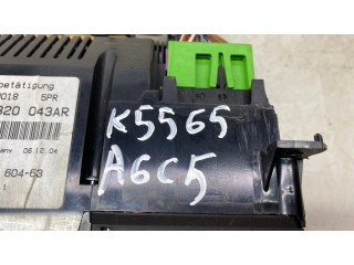 Блок управления климат-контролем 4B0820043AR, 5HB00760463   Audi A6 Allroad C5