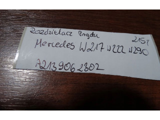  Pojistková skříňka A2139062302W290   Mercede-Benz S W222 2020