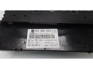 Блок управления климат-контролем 4e0820043c   Audi A8 S8 D3 4E