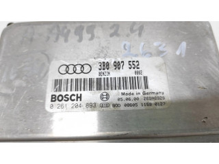 Блок управления двигателя 3B0907552, 0261204893   Audi A4 S4 B5 8D