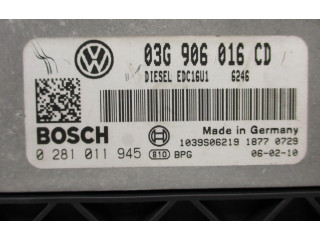 Блок управления двигателем Блок управления 03G906016CD   Volkswagen Touran I