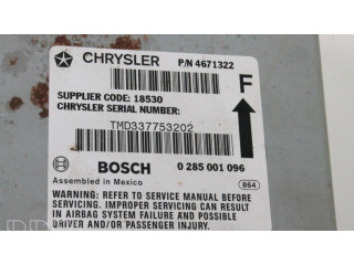 Блок подушек безопасности 0285001096, 4671322F   Chrysler Sebring (FJ - JX)