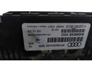 Блок управления климат-контролем 8P0820043E   Audi A3 S3 8P