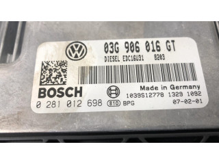 Блок управления двигателя 03G906016GT, 0281012698   Skoda Superb B5 (3U)
