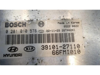 Блок управления двигателя 3910127110, 66FMI010   Hyundai Trajet